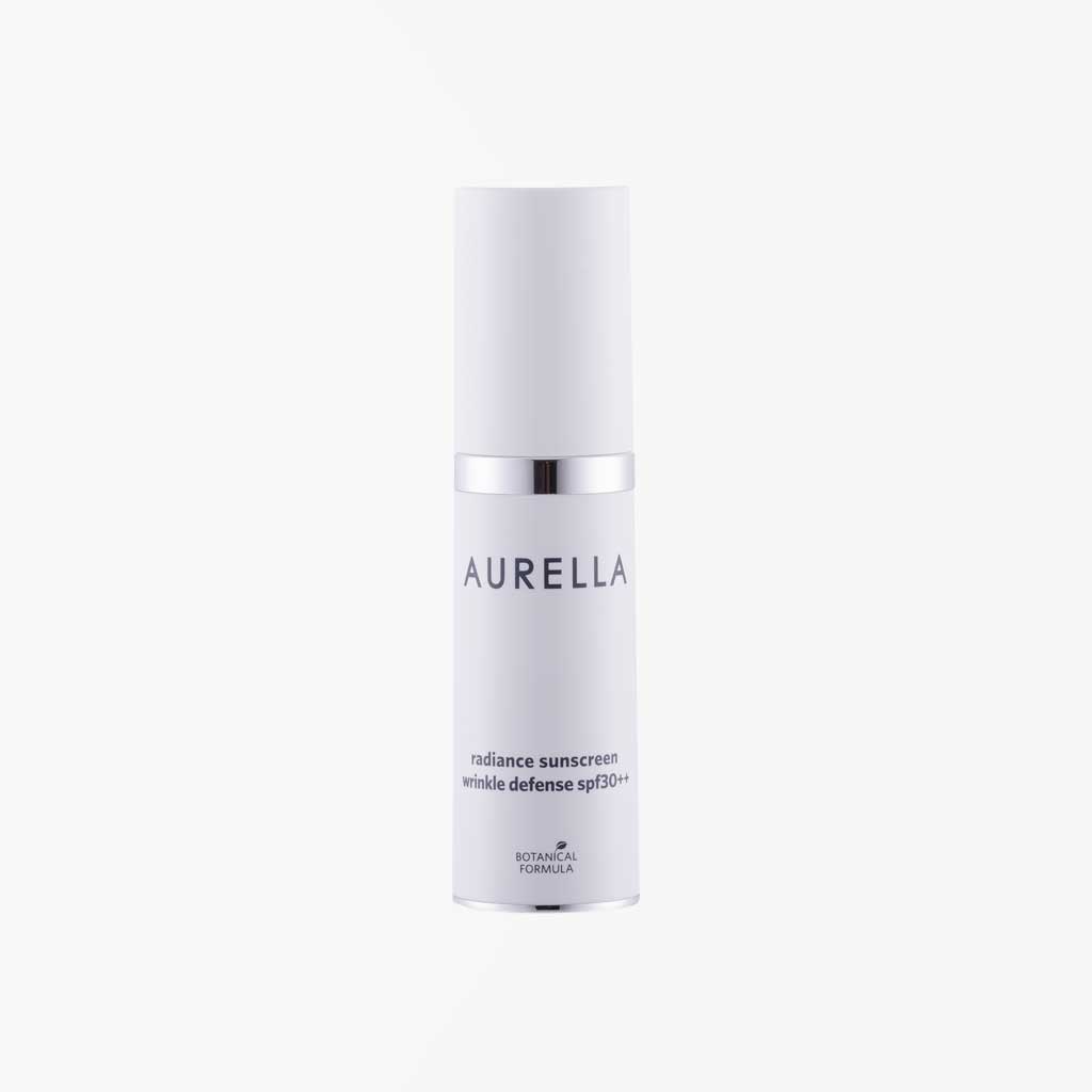 Radiance Sunscreen Wrinkle Defense SPF 30++ | Aurella Botanica